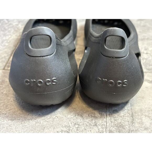 Crocs Women's Black Flats - Picture 5 of 5